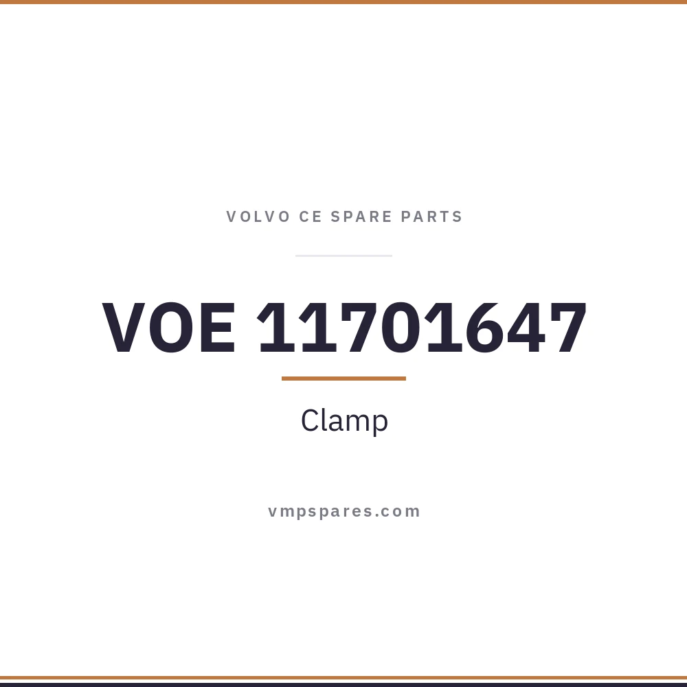 VOE 11701647 – Clamp