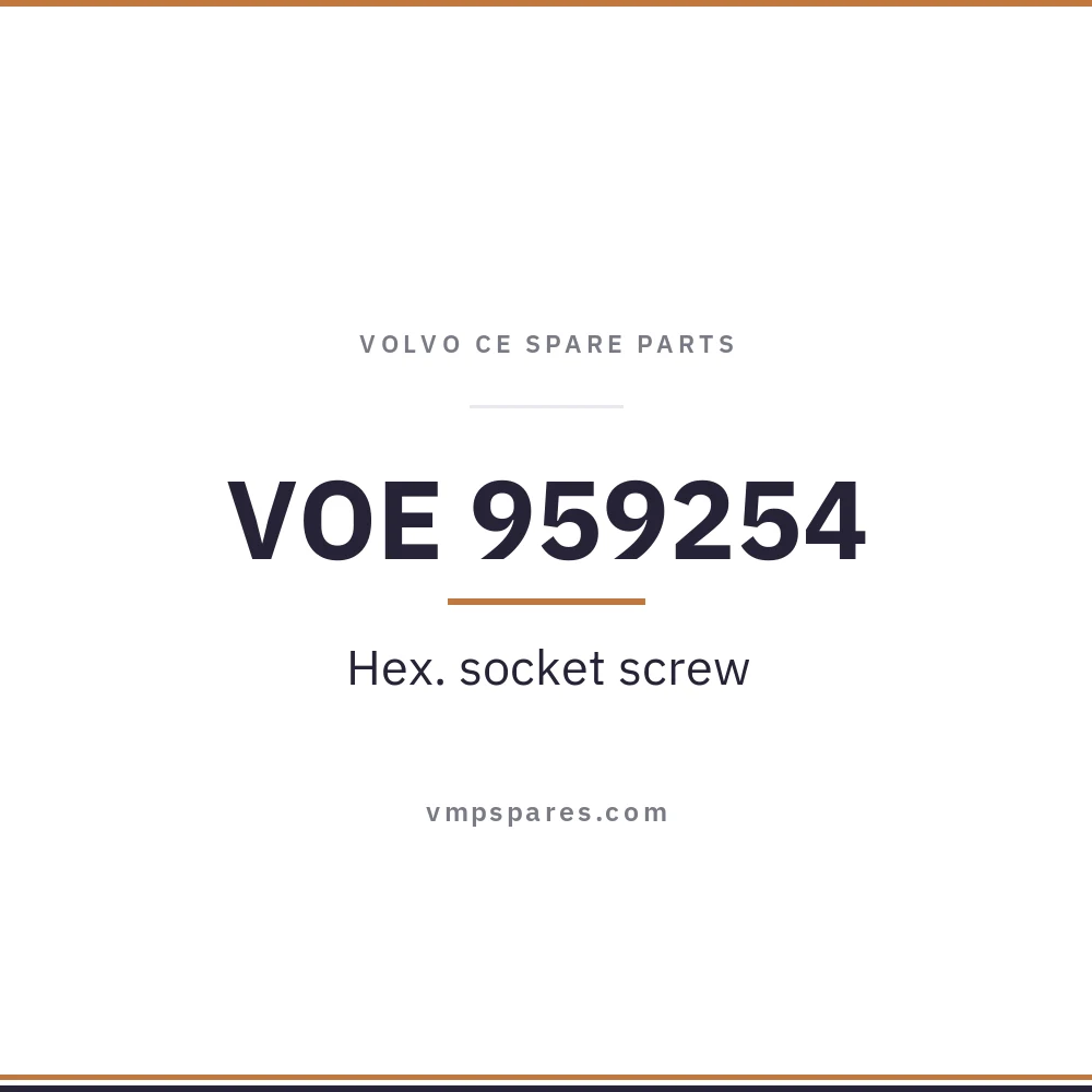 VOE 959254 – Hex. socket screw