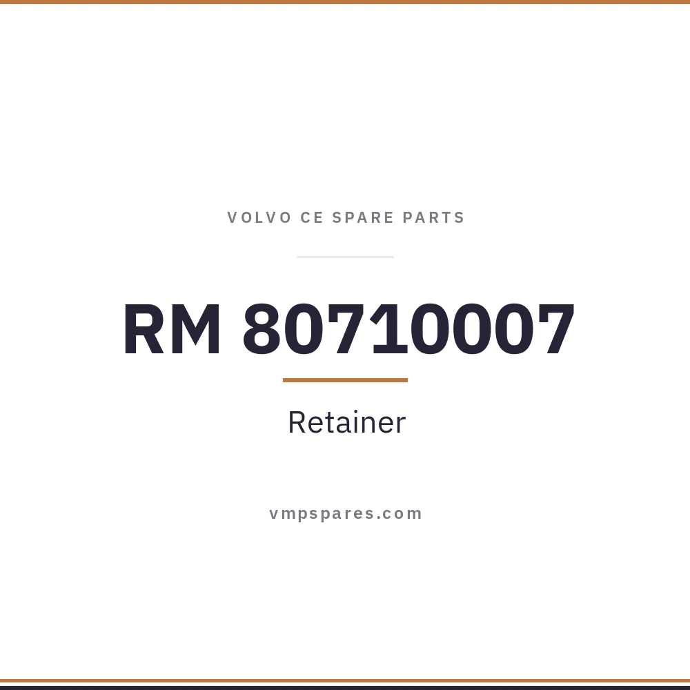RM 80710007 – Retainer