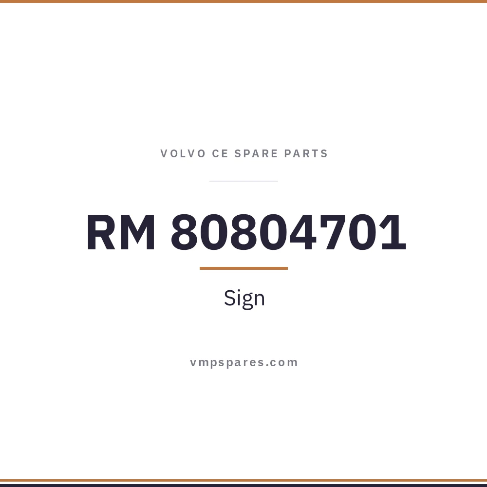 RM 80804701 – Sign