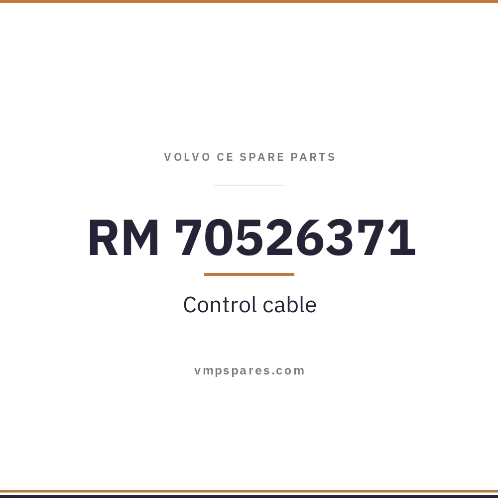 RM 70526371 – Control cable