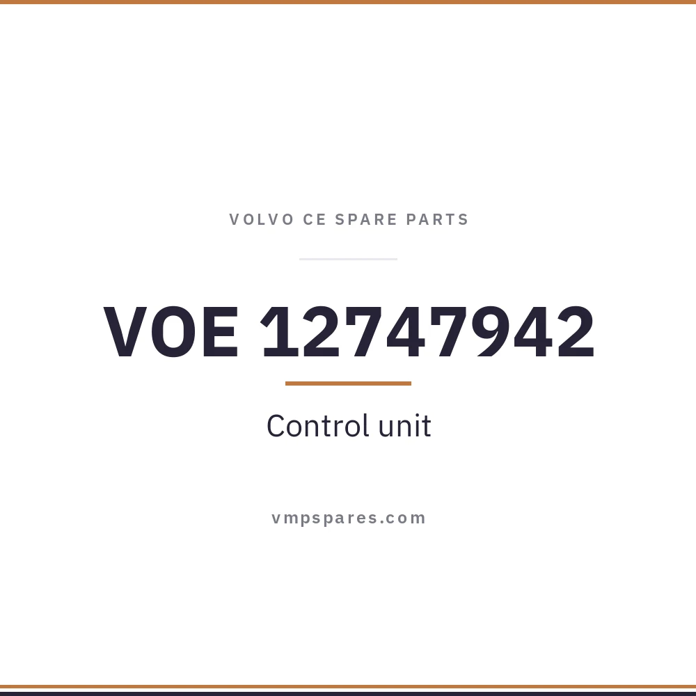 VOE 12747942 – Control unit