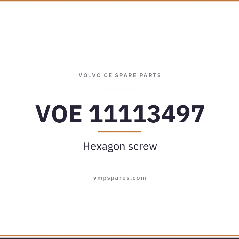 VOE 11113497 – Hexagon screw