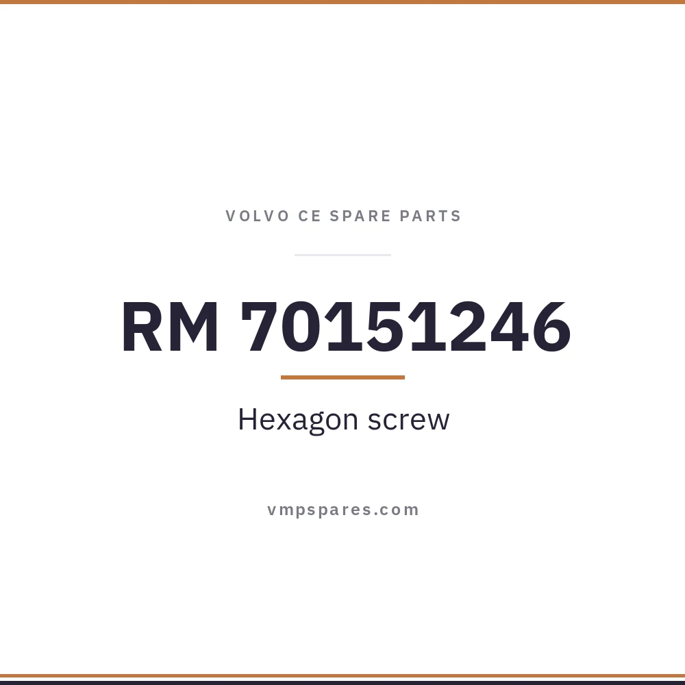 RM 70151246 – Hexagon screw