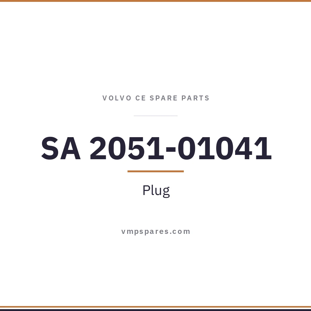 SA 2051-01041 – Plug