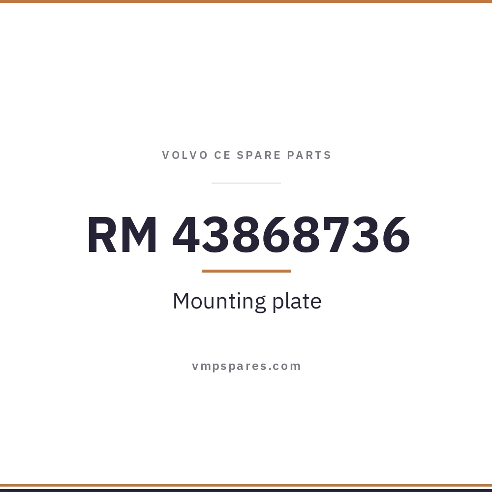 RM 43868736 – Mounting plate