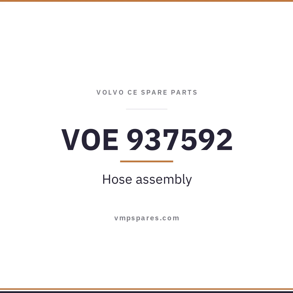 VOE 937592 – Hose assembly