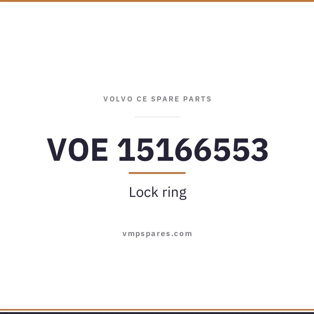 VOE 15166553 – Lock ring