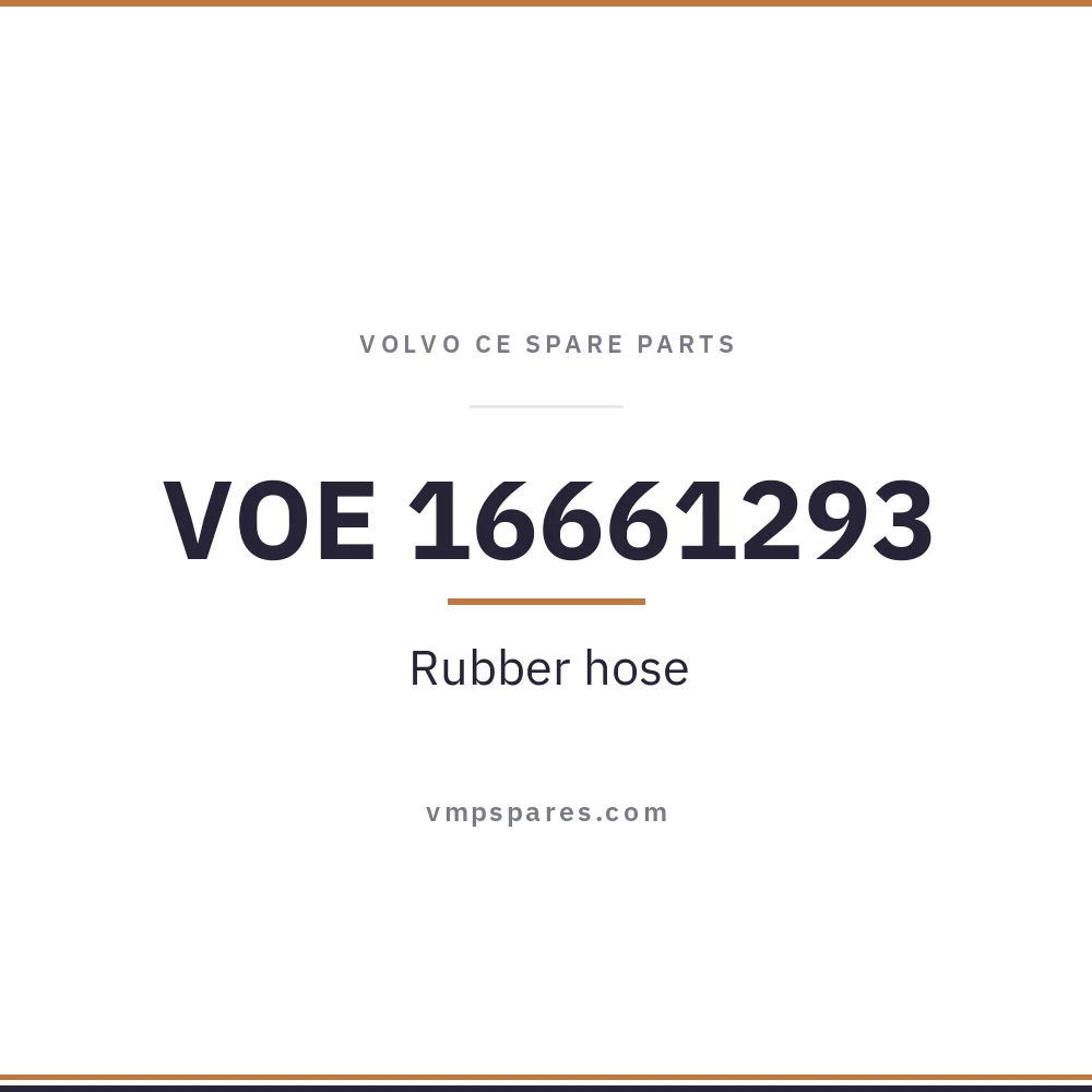VOE 16661293 – Rubber hose