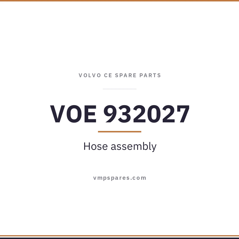 VOE 932027 – Hose assembly