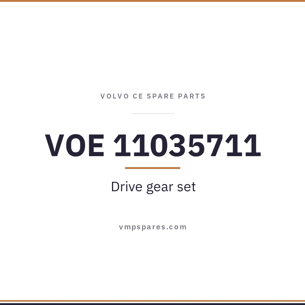 VOE 11035711 – Drive gear set