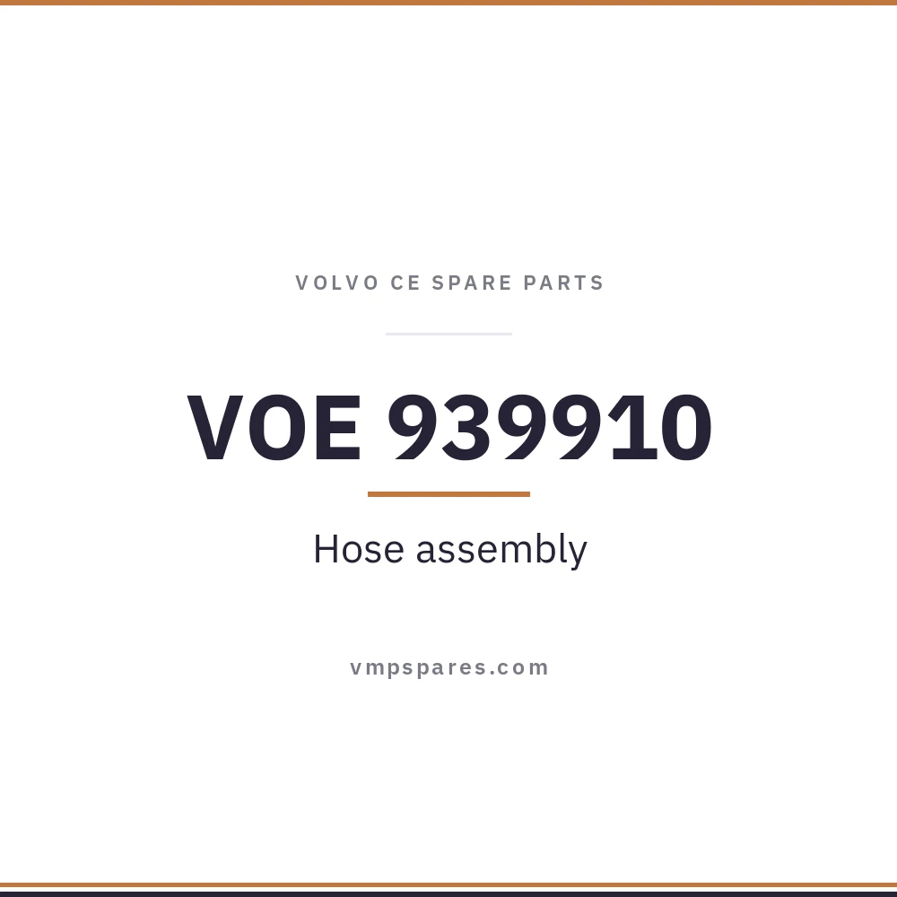 VOE 939910 – Hose assembly