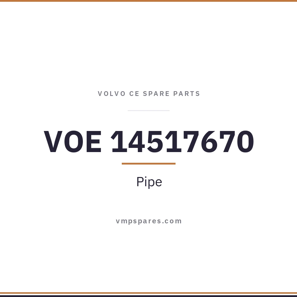 VOE 14517670 – Pipe