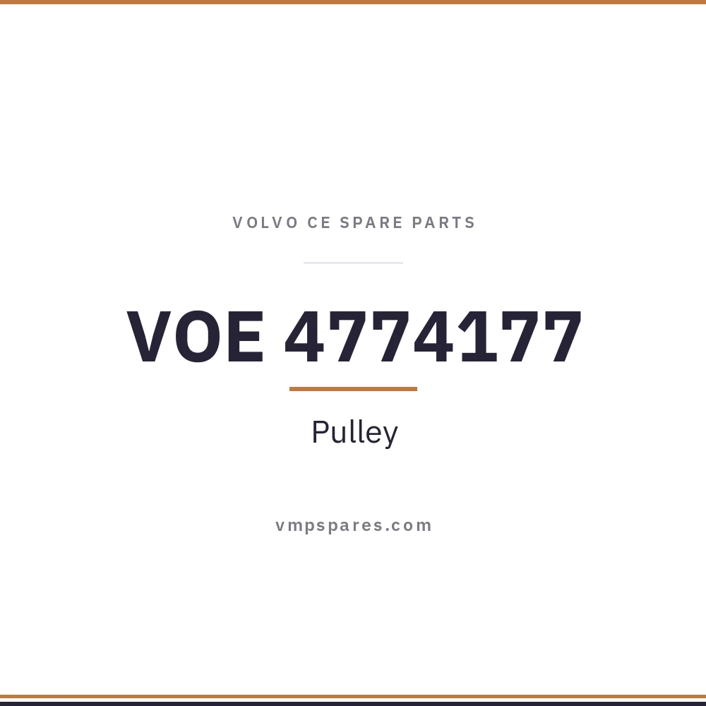VOE 4774177 – Pulley