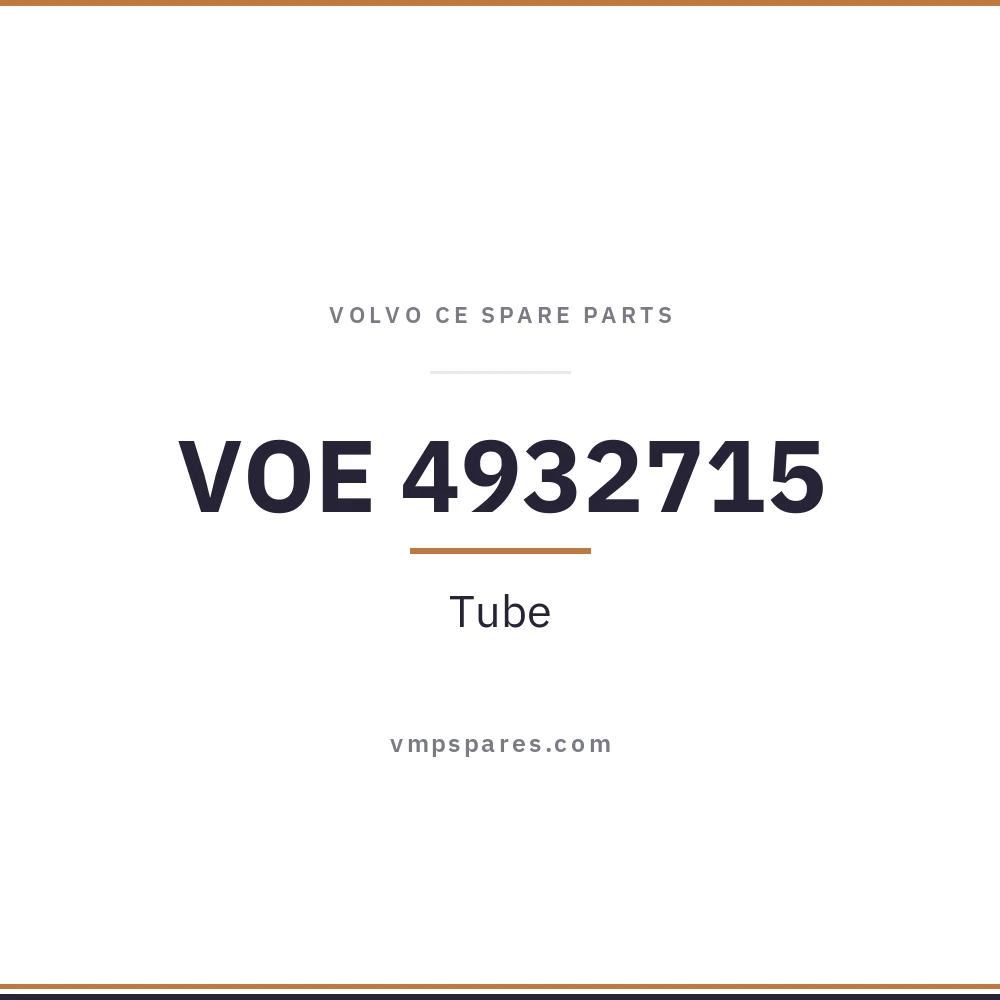 VOE 4932715 – Tube