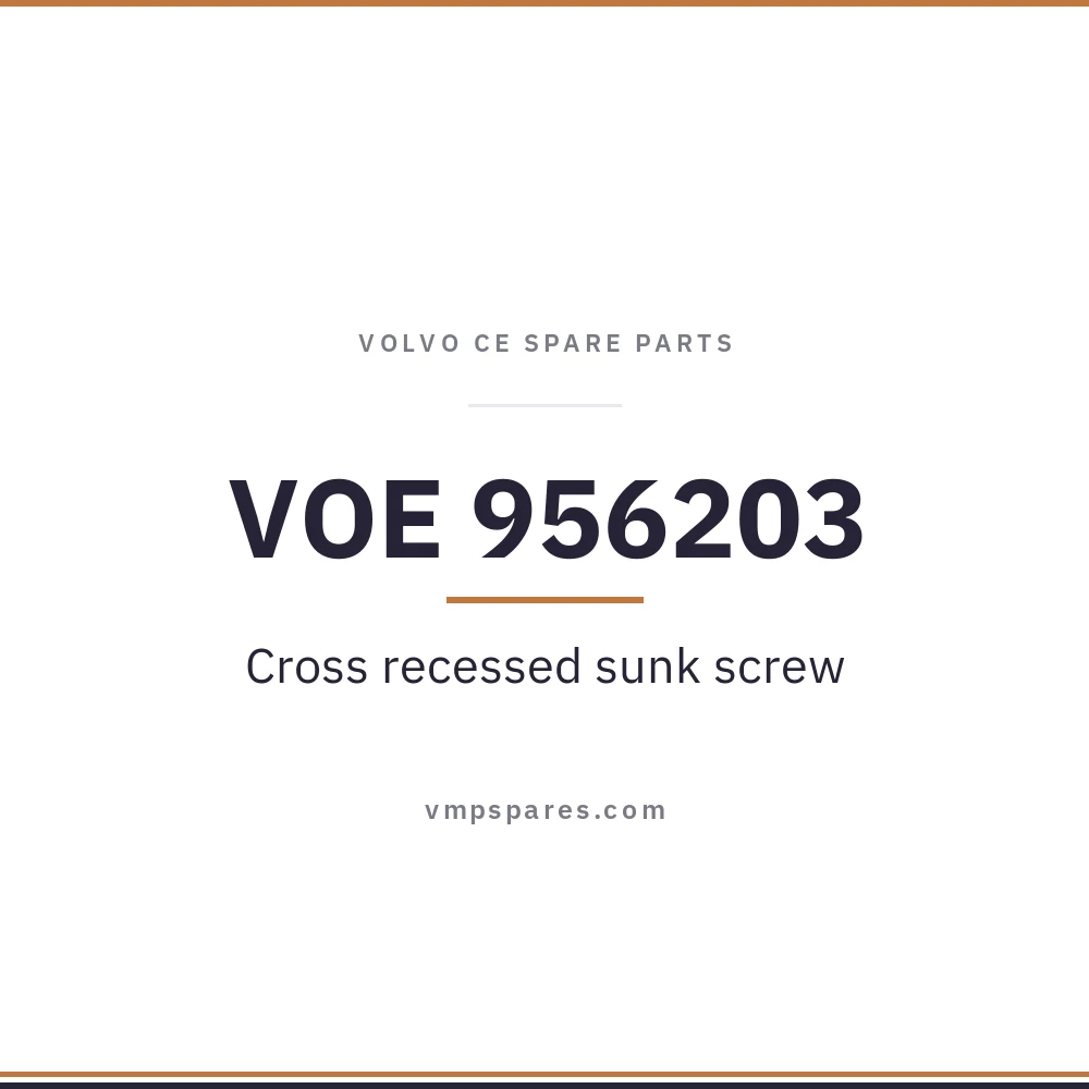 VOE 956203 – Cross recessed sunk screw