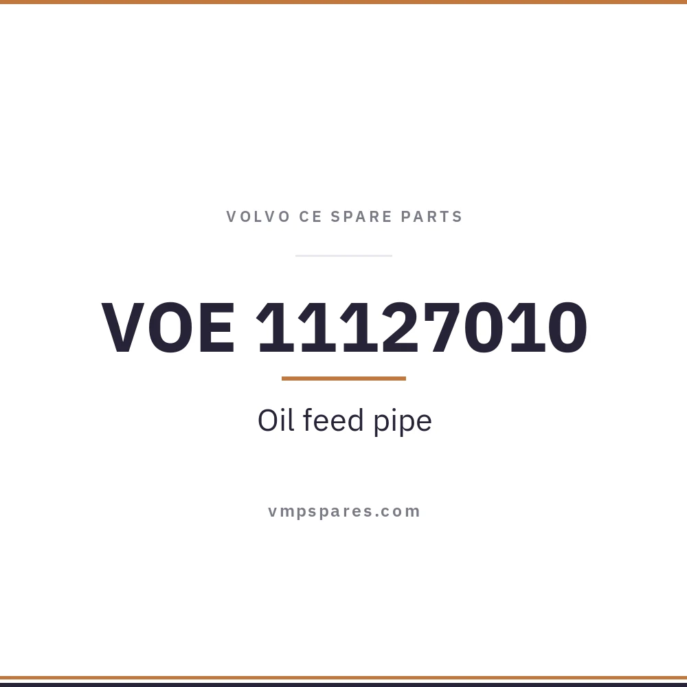 VOE 11127010 – Oil feed pipe