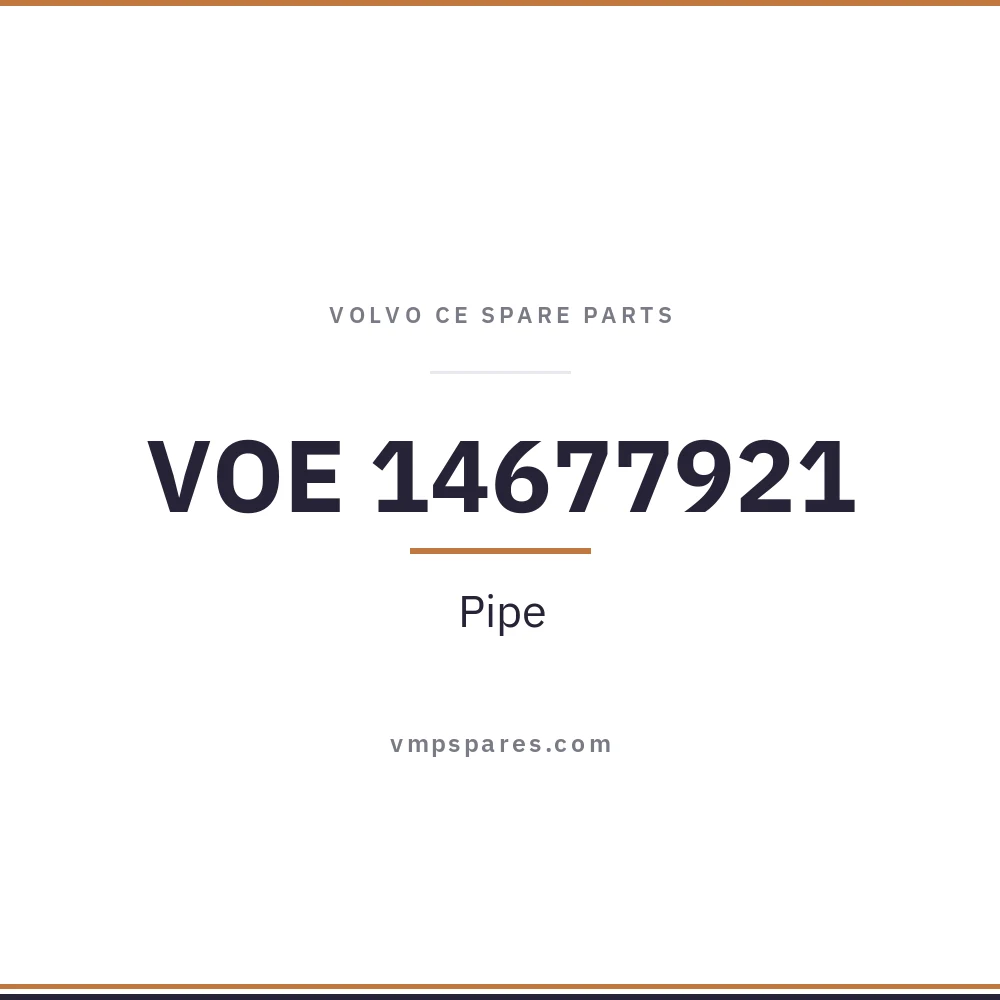 VOE 14677921 – Pipe