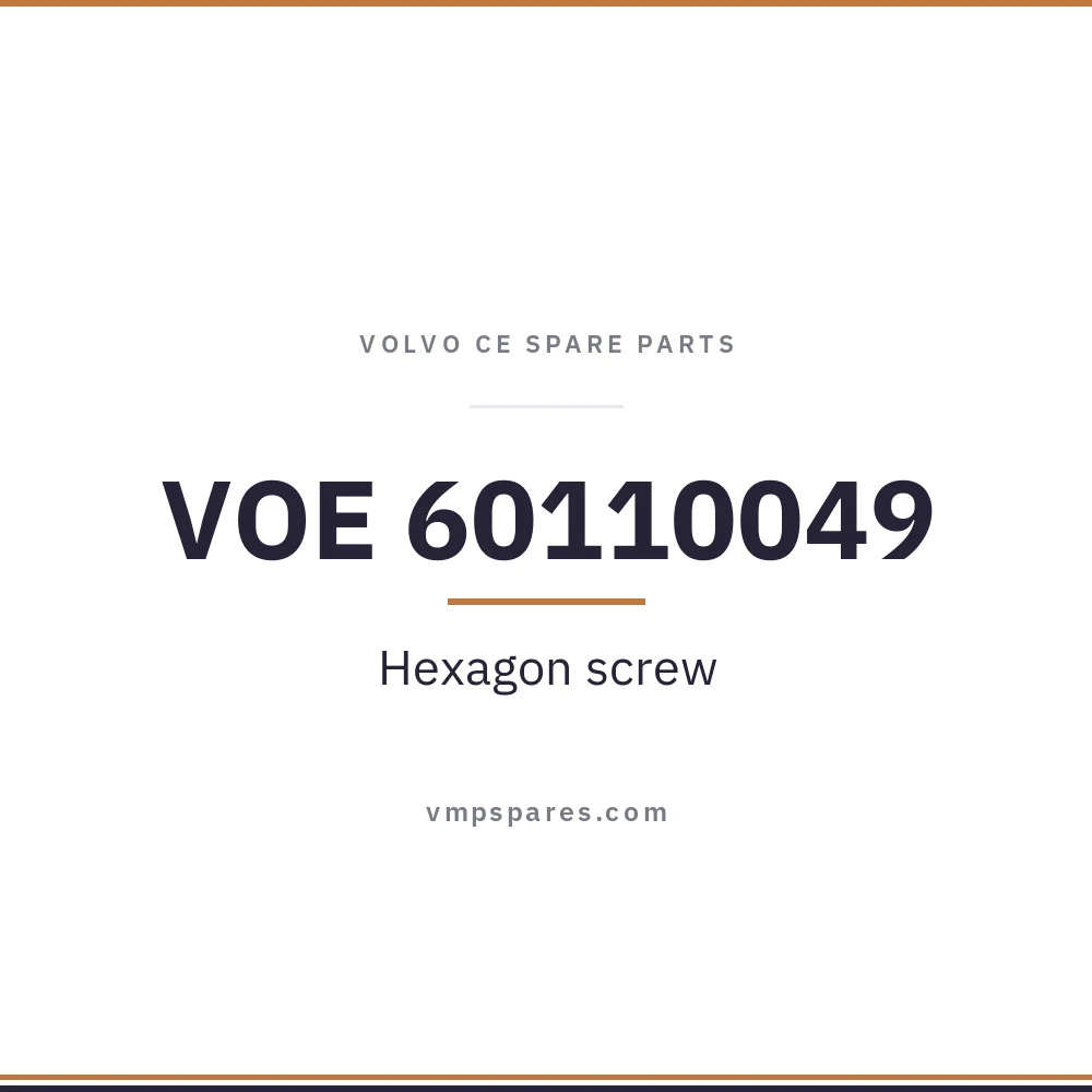 VOE 60110049 – Hexagon screw