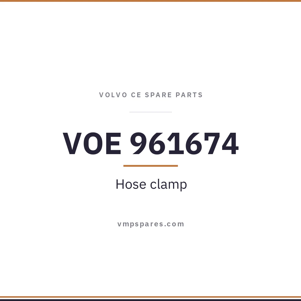 VOE 961674 – Hose clamp