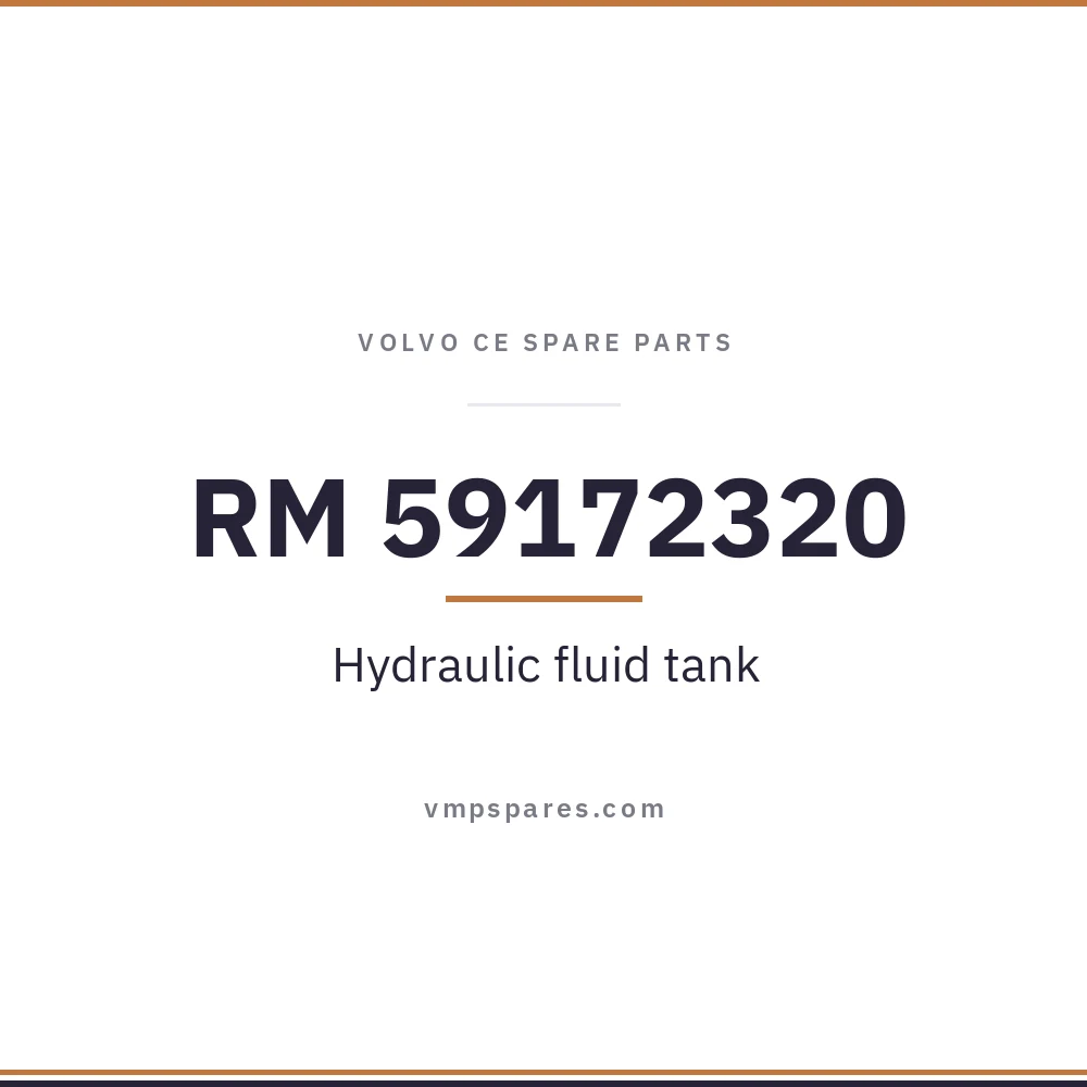 RM 59172320 – Hydraulic fluid tank