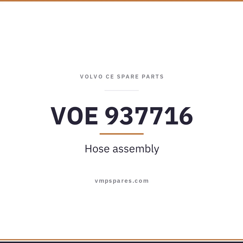 VOE 937716 – Hose assembly