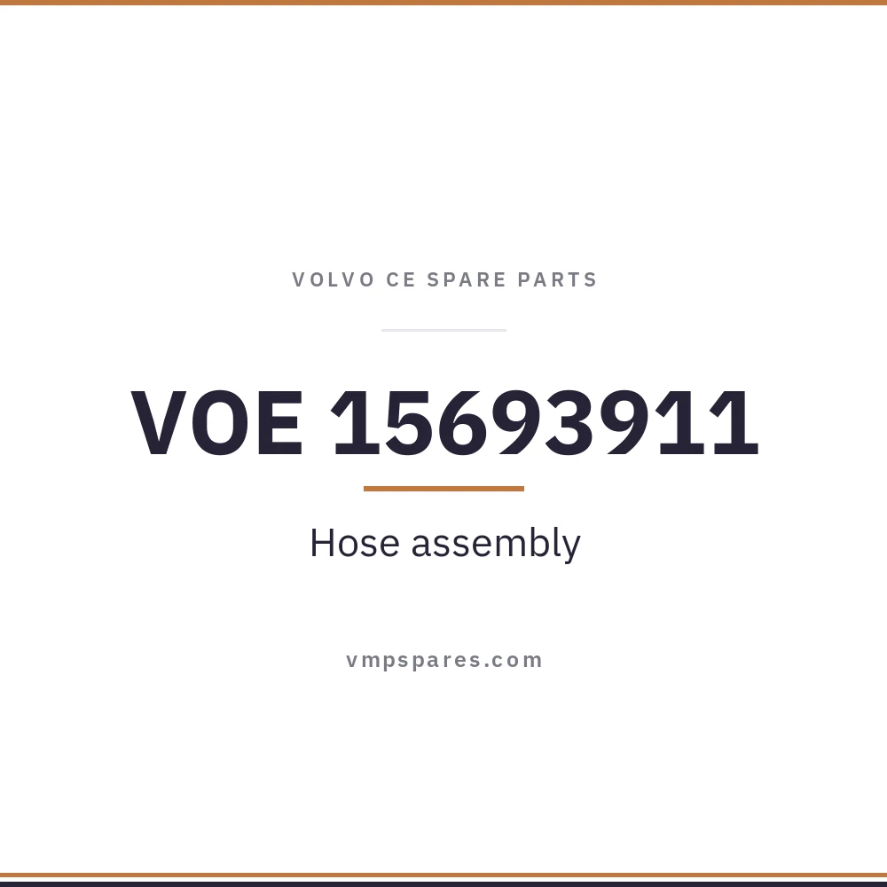VOE 15693911 – Hose assembly