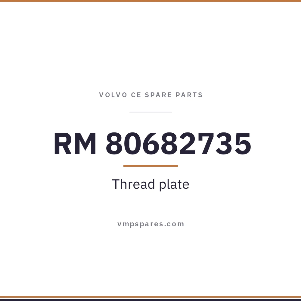 RM 80682735 – Thread plate
