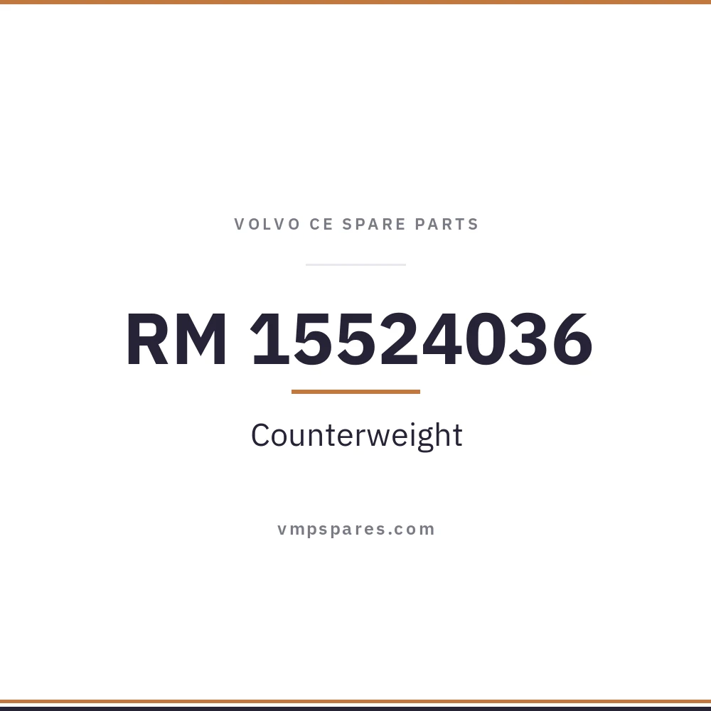 RM 15524036 – Counterweight