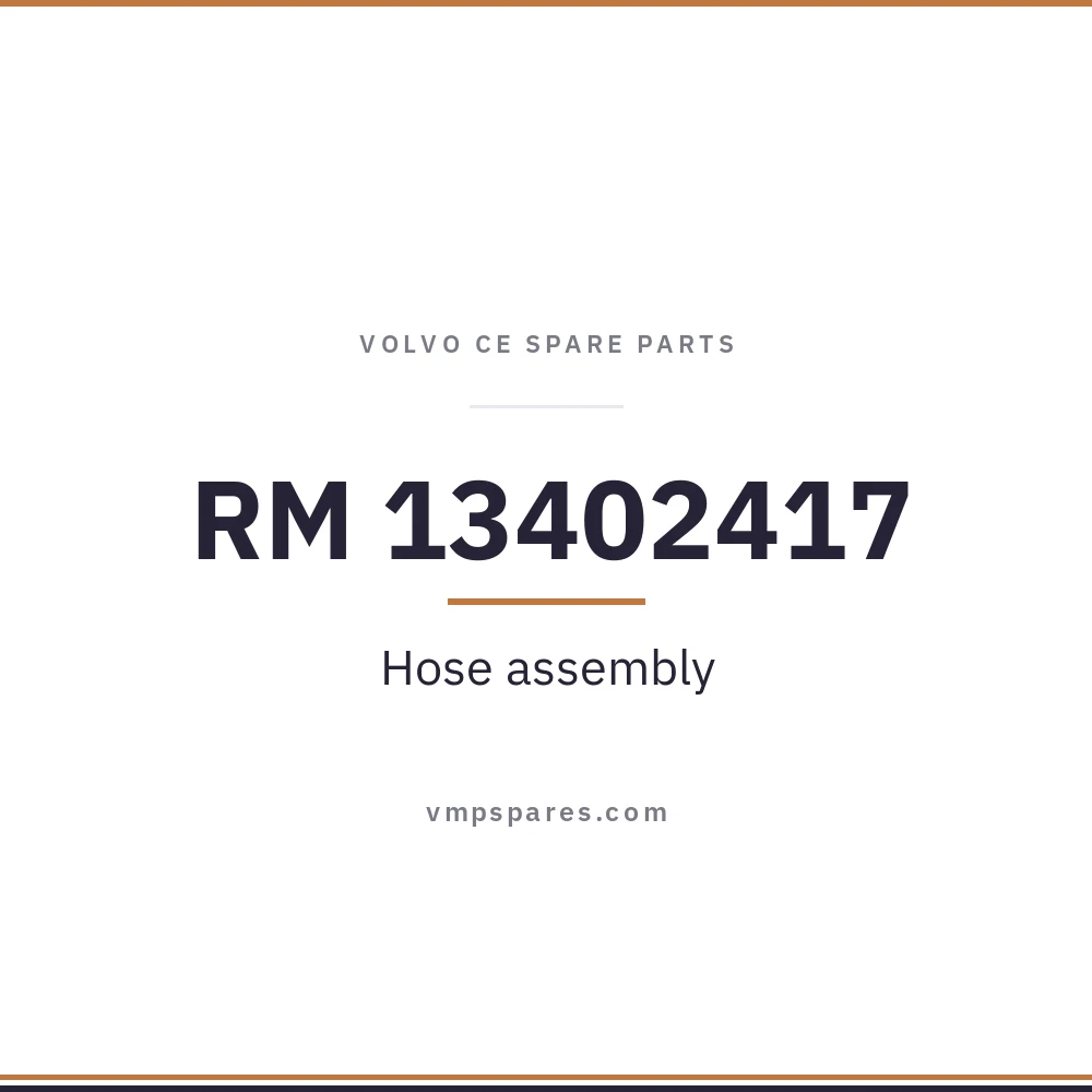 RM 13402417 – Hose assembly