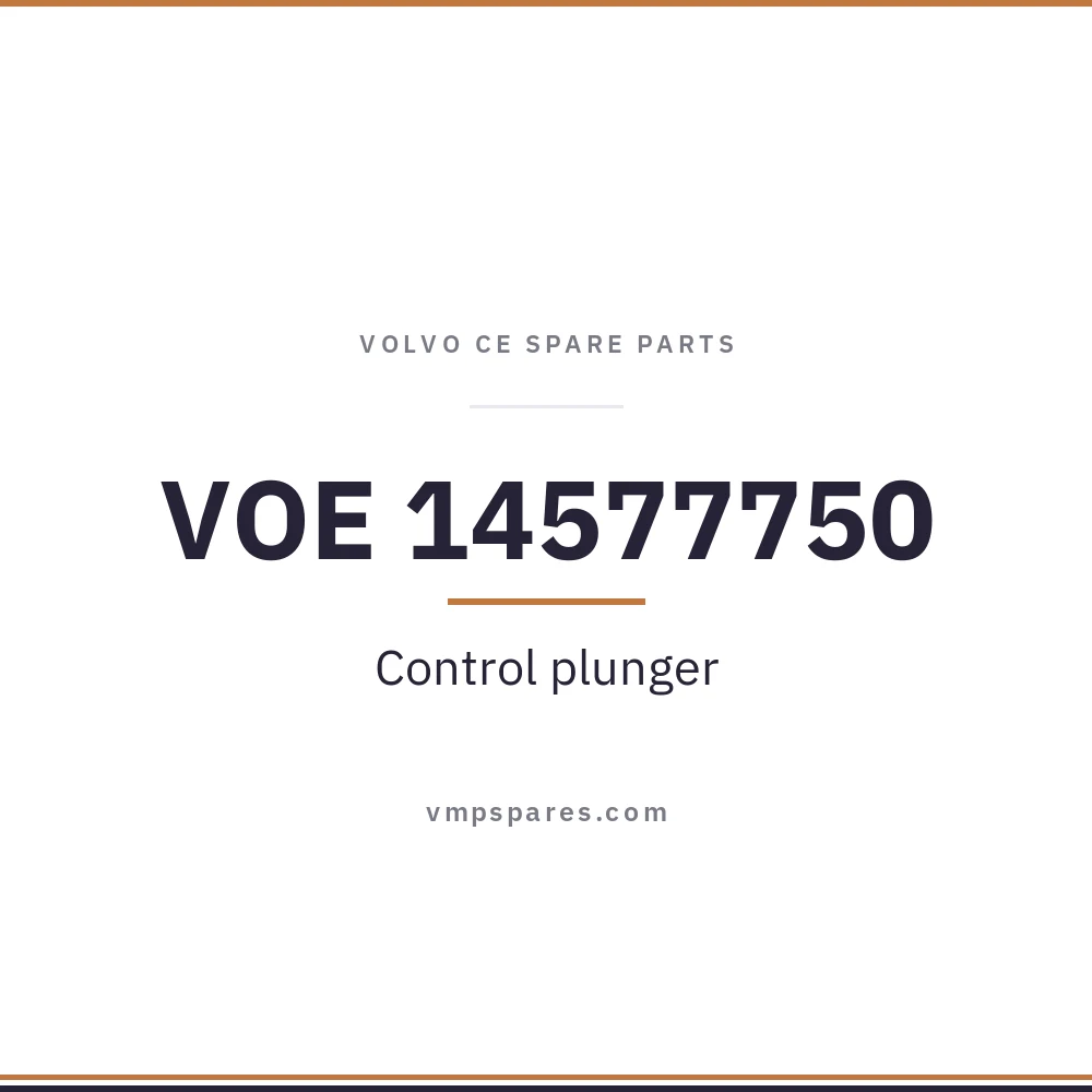 VOE 14577750 – Control plunger