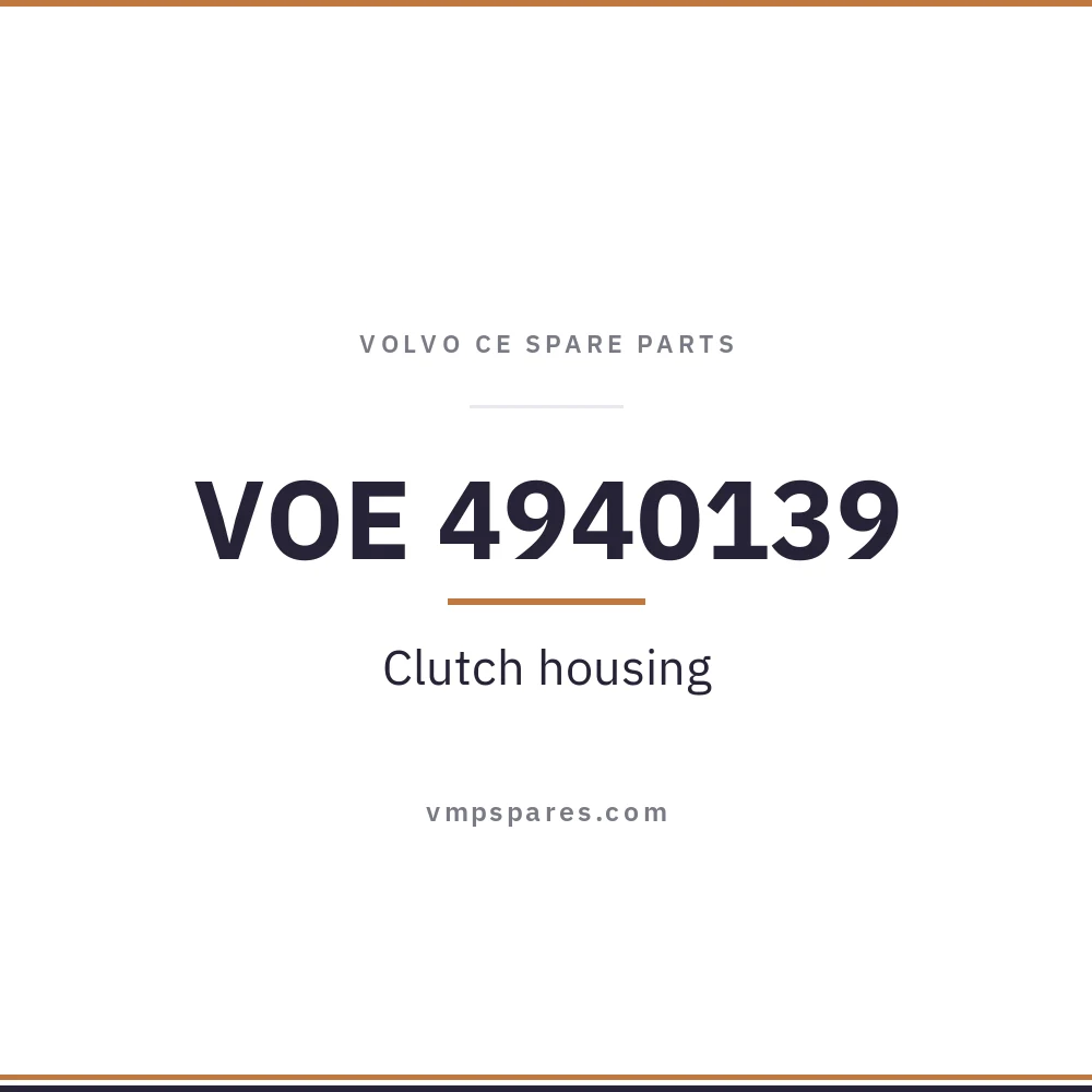 VOE 4940139 – Clutch housing
