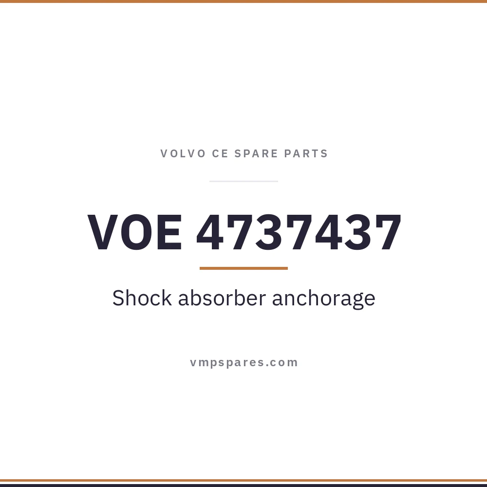 VOE 4737437 – Shock absorber anchorage
