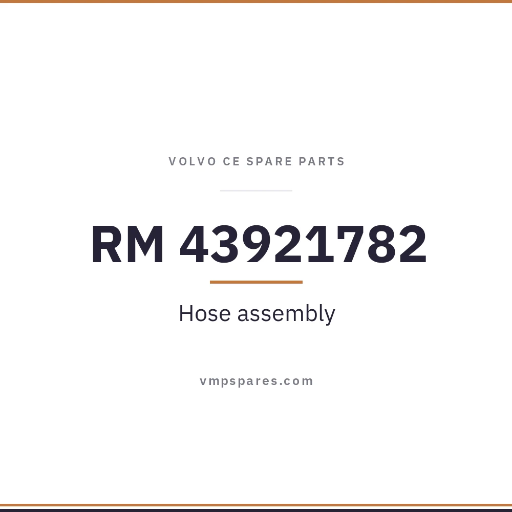 RM 43921782 – Hose assembly
