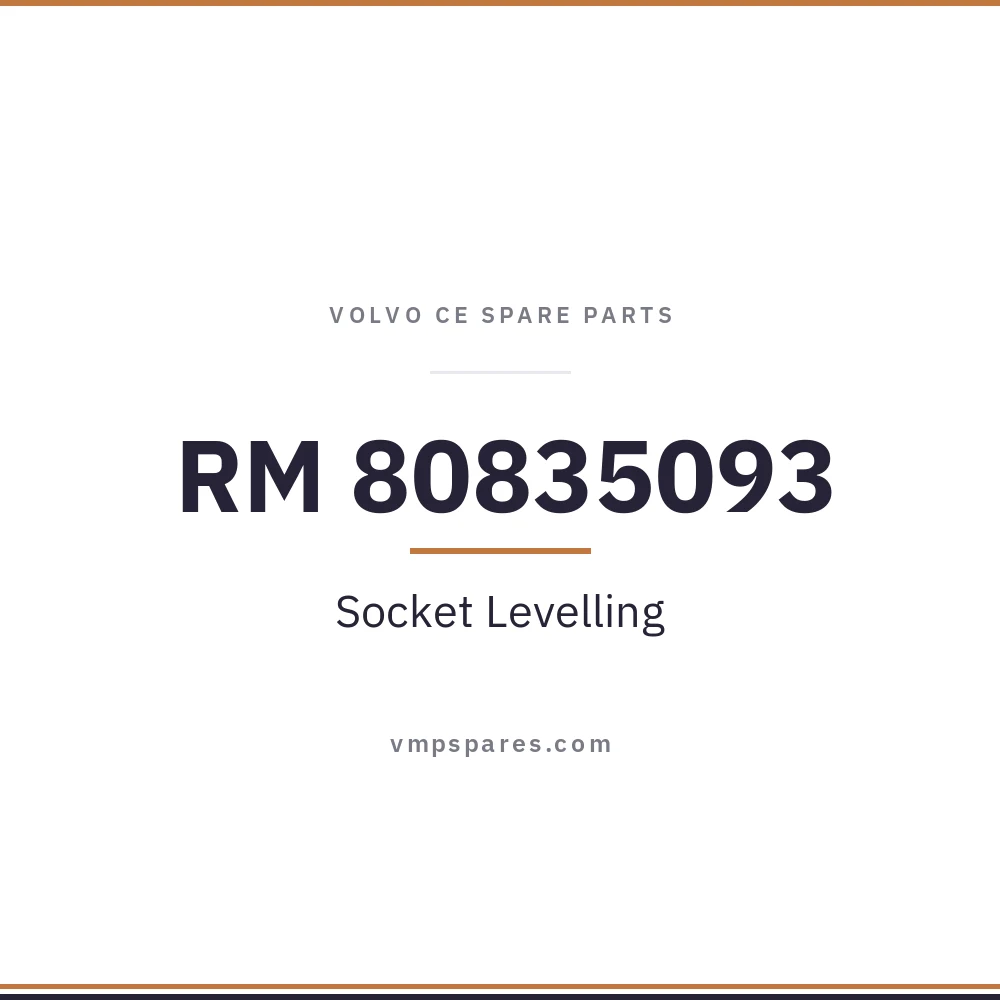 RM 80835093 – Socket Levelling