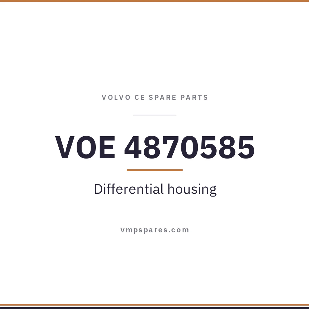 VOE 4870585 – Differential housing