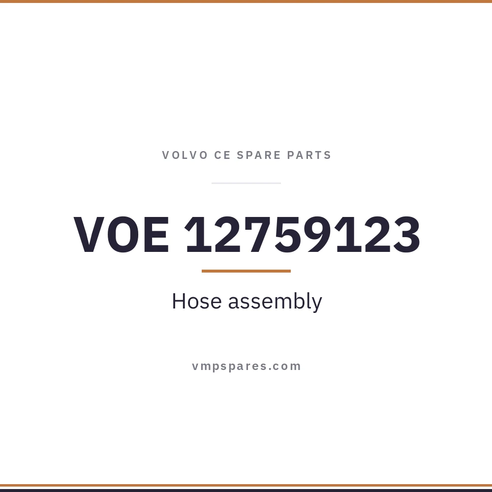 VOE 12759123 – Hose assembly