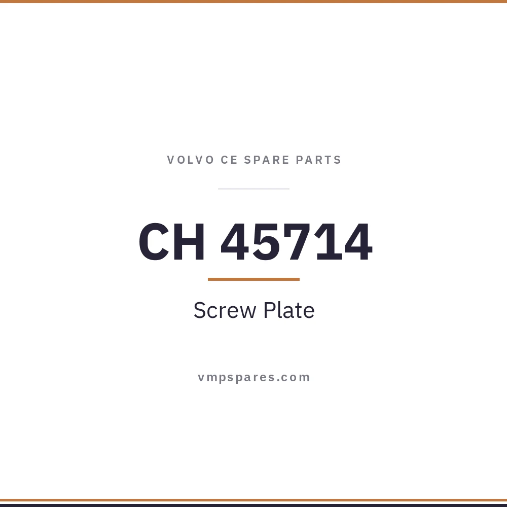CH 45714 – Screw Plate