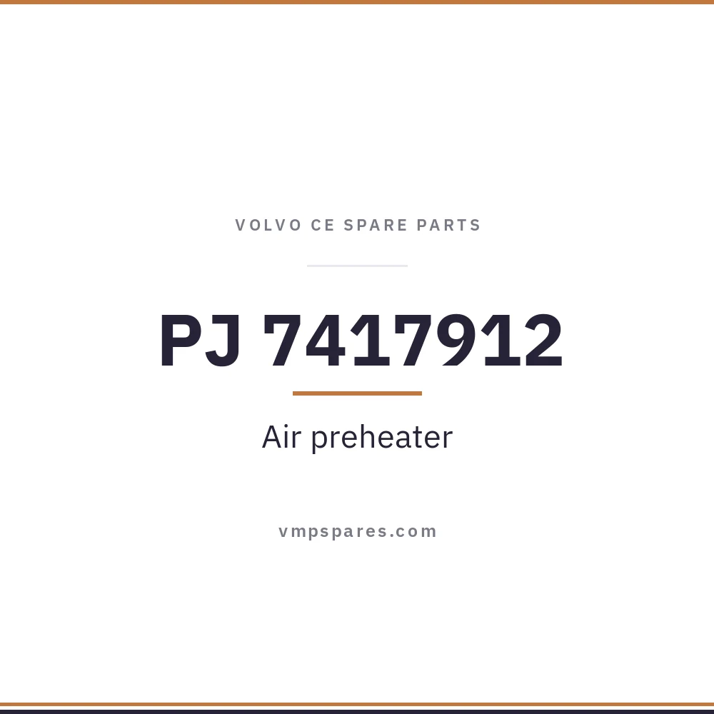 PJ 7417912 – Air preheater