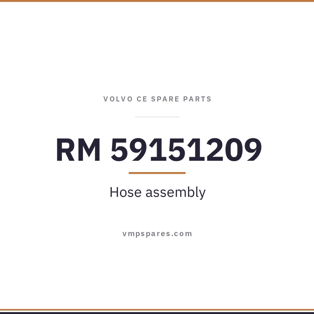 RM 59151209 – Hose assembly