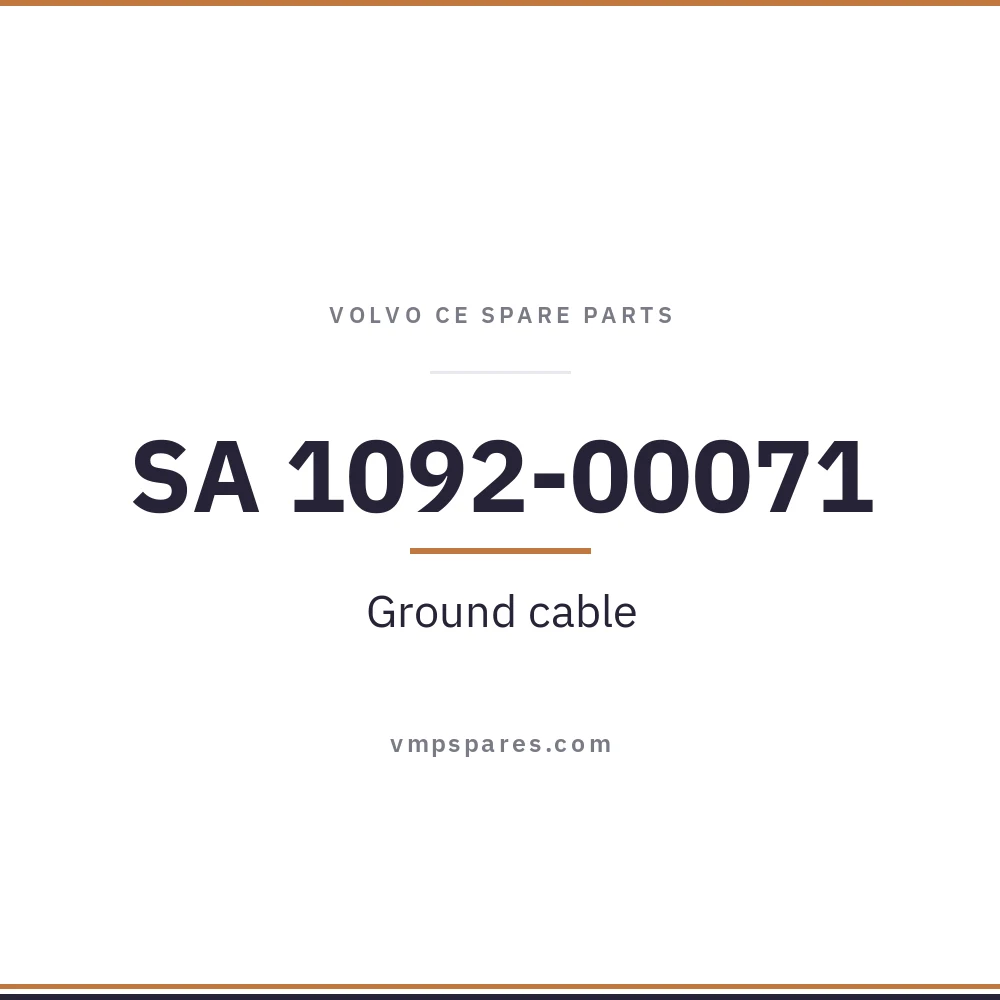 SA 1092-00071 – Ground cable