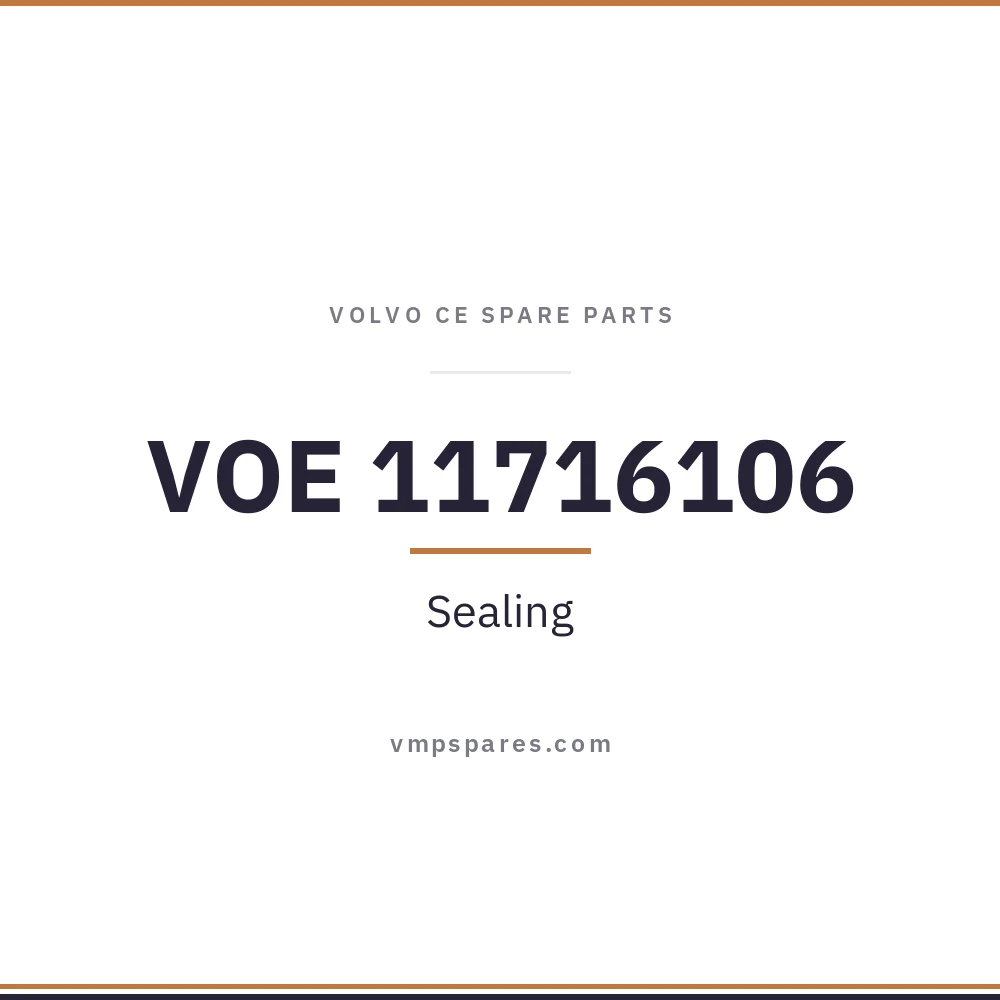 VOE 11716106 – Sealing