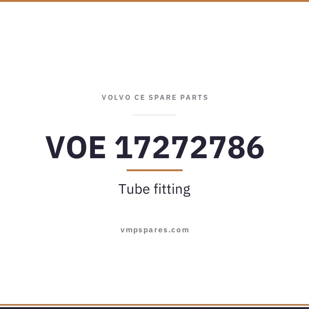 VOE 17272786 – Tube fitting