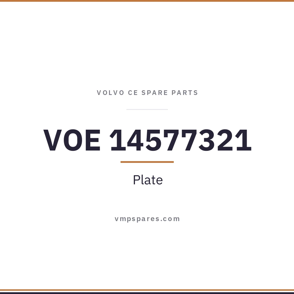 VOE 14577321 – Plate