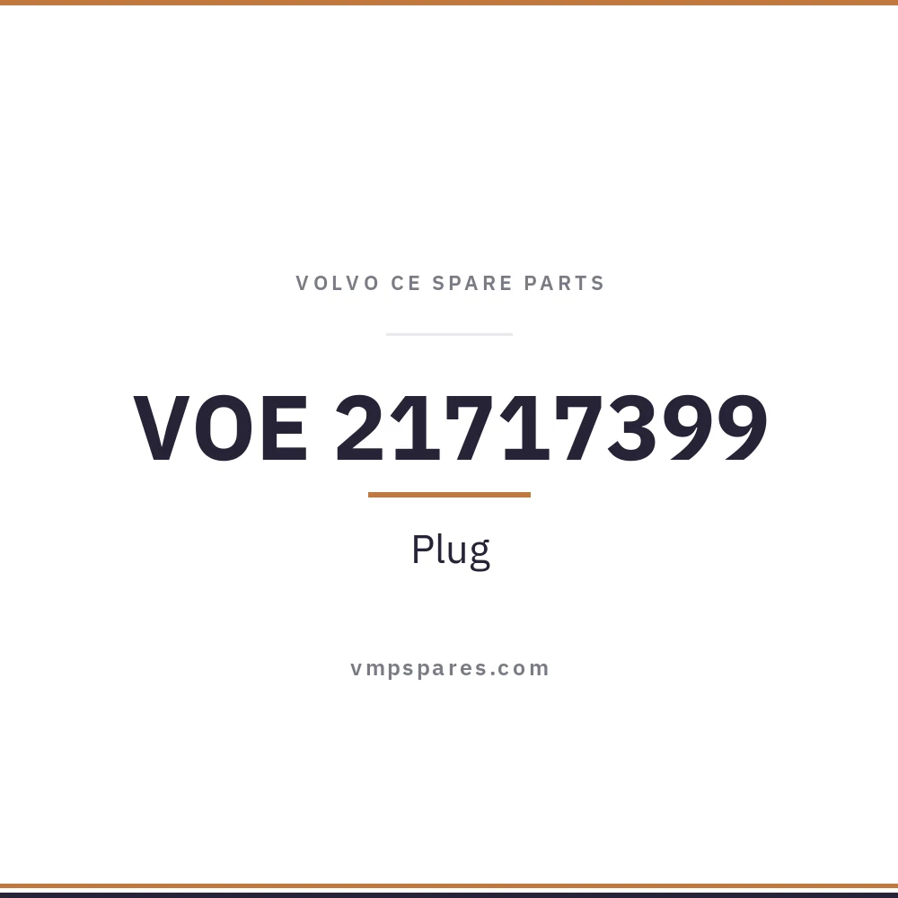 VOE 21717399 – Plug