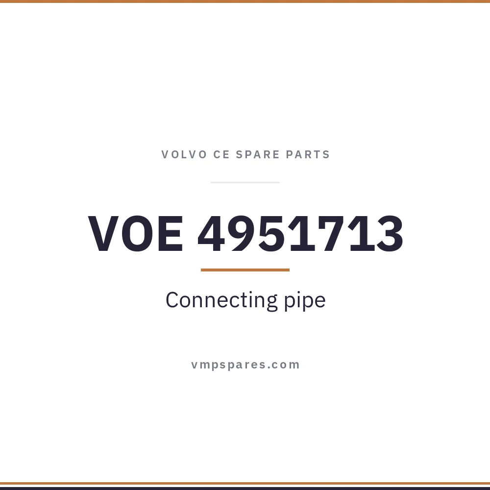 VOE 4951713 – Connecting pipe