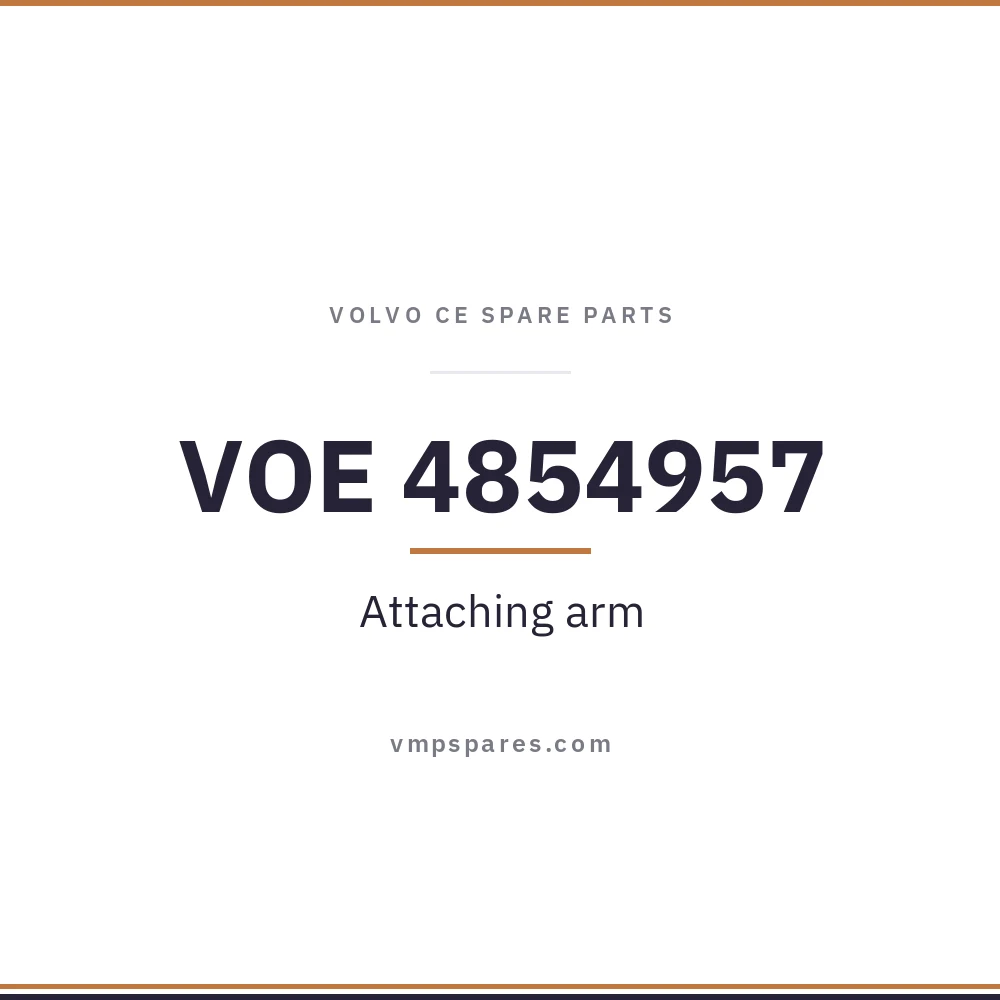 VOE 4854957 – Attaching arm
