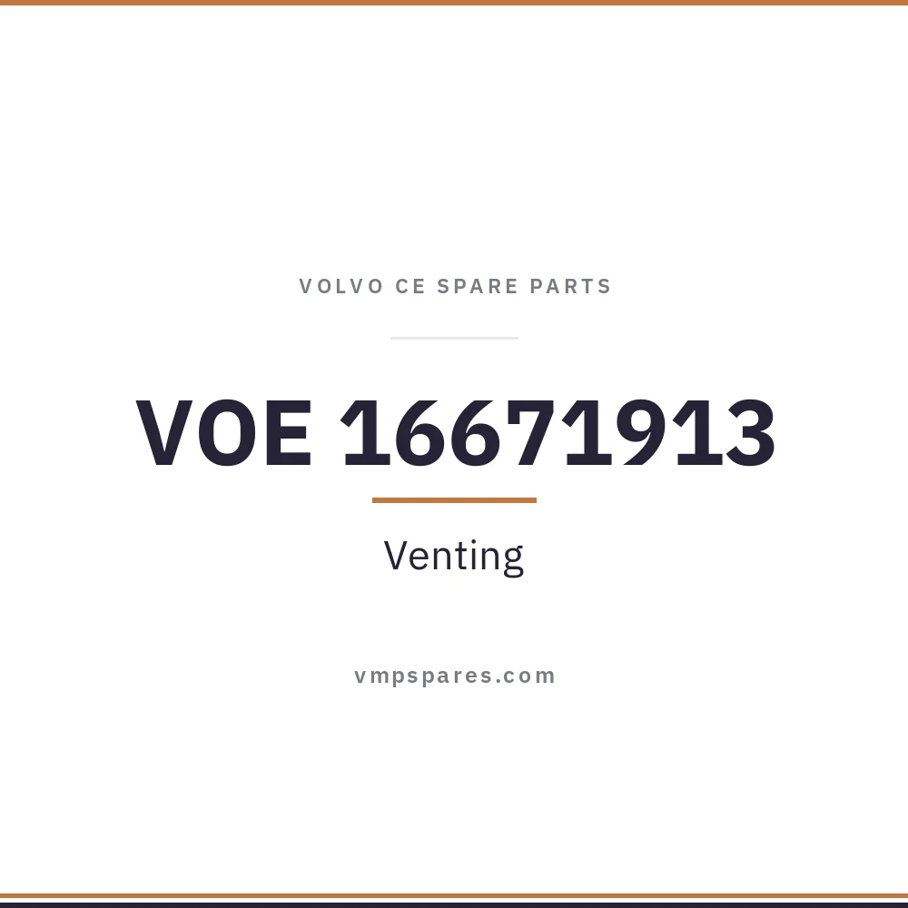 VOE 16671913 – Venting