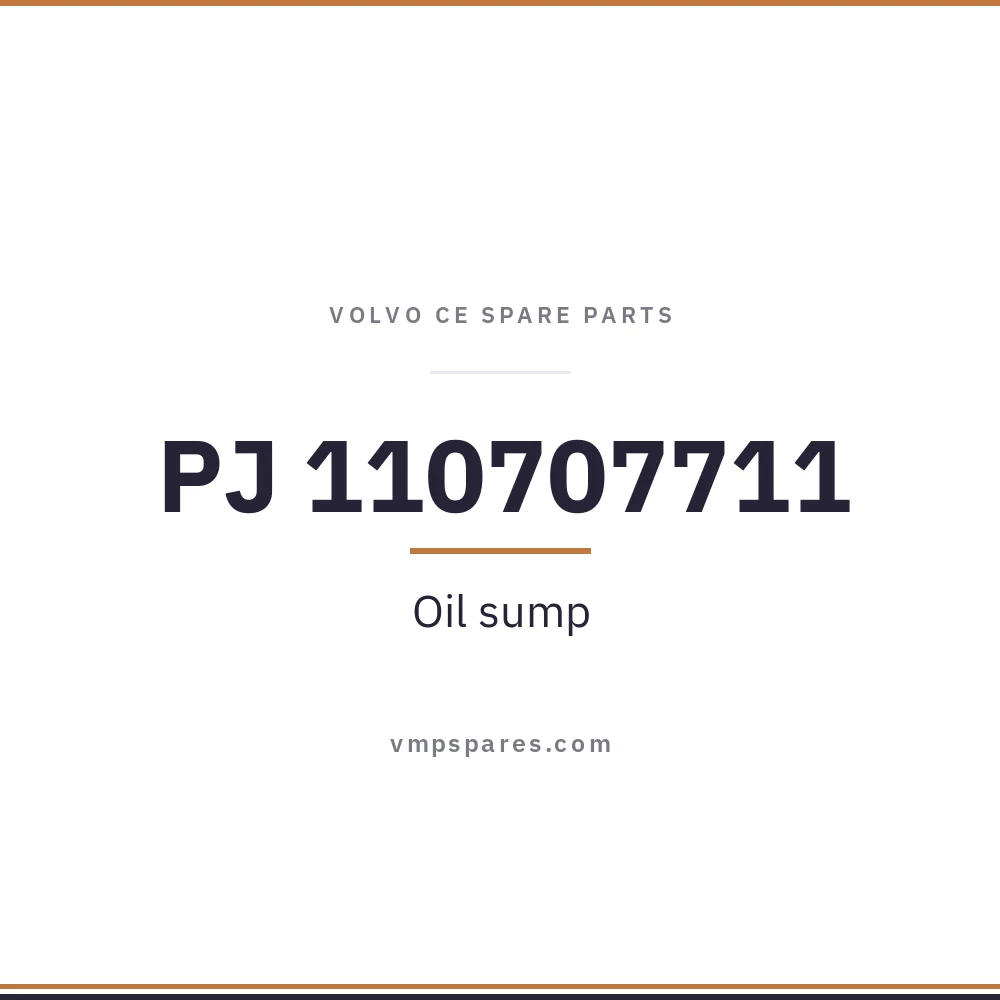 PJ 110707711 – Oil sump