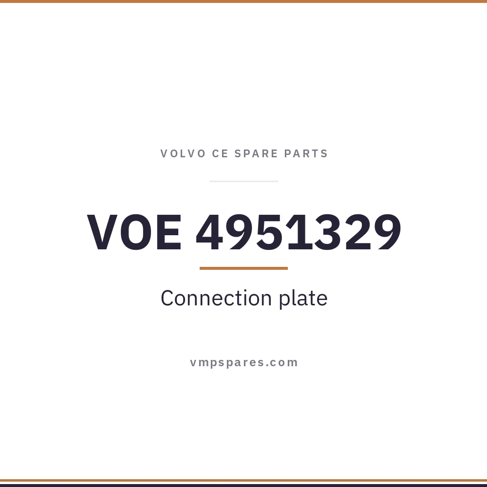 VOE 4951329 – Connection plate